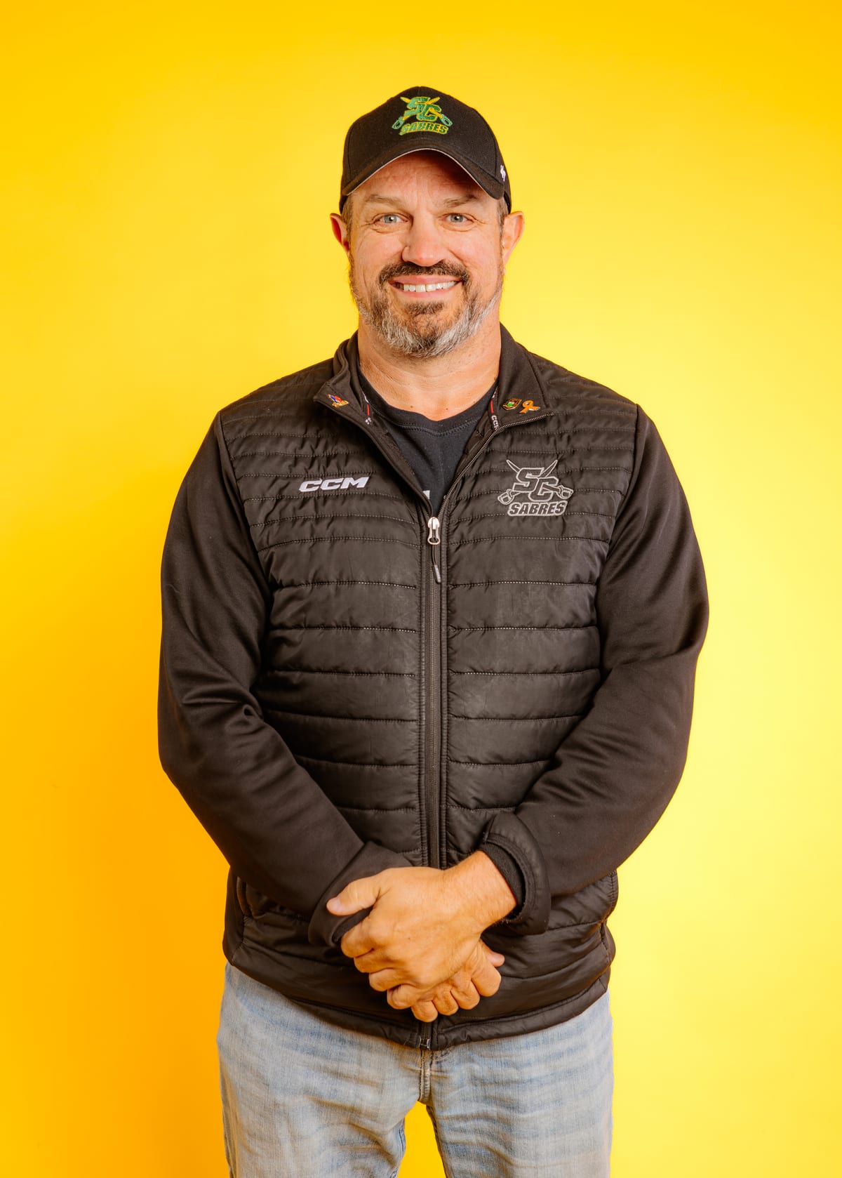 Eugene at a Stoney Creek Sabres event